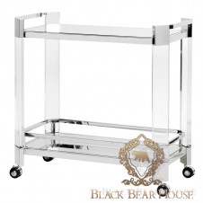 konsola srebrna ze stali nierdzewnej glamour black bear house.001